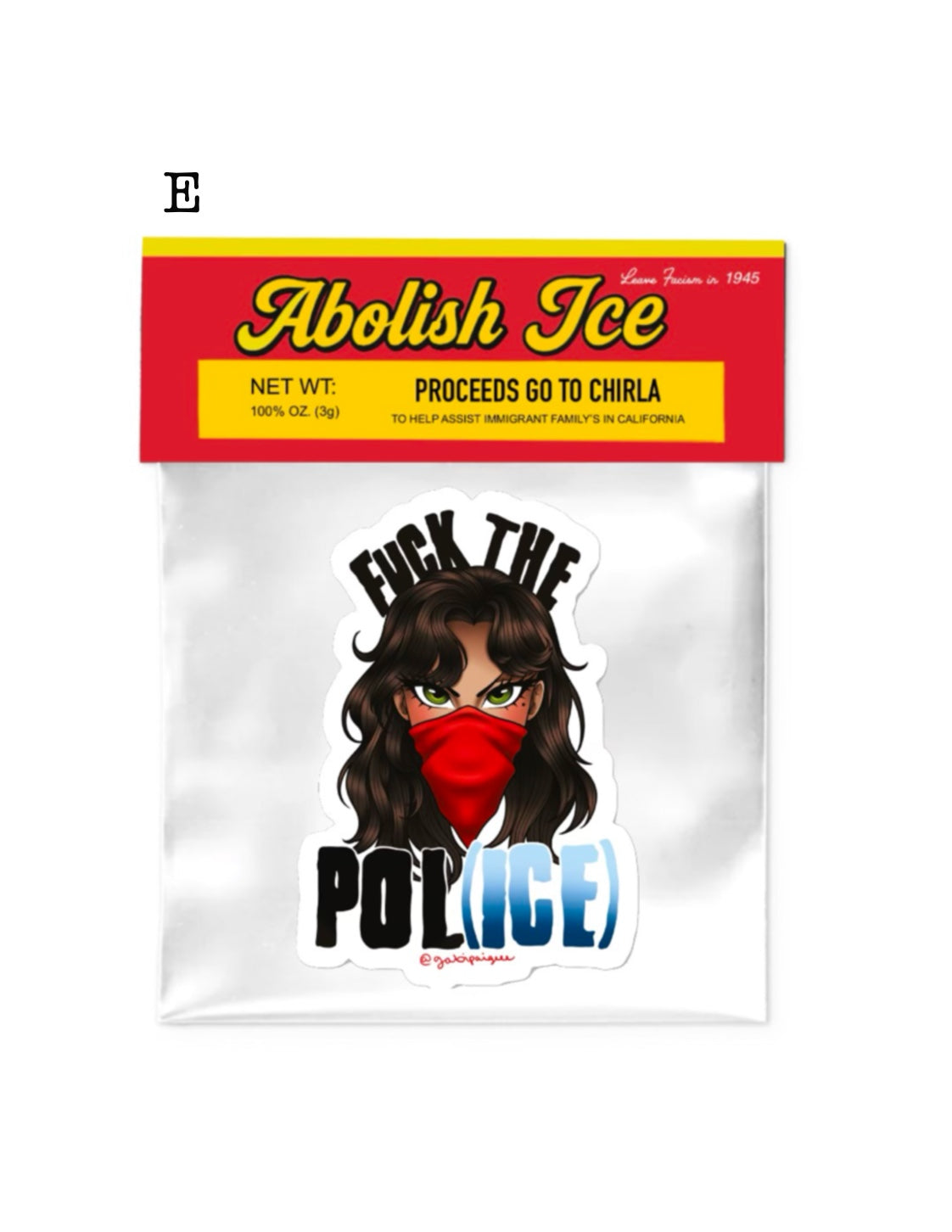 Abolish I.C.E. Sticker Pack