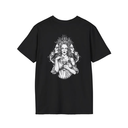 Gothic Queen Unisex Softstyle T-Shirt - Edgy Graphic Tee