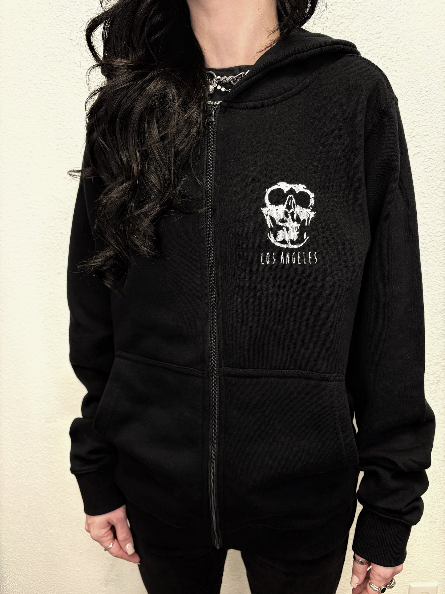 Zip up Totally Tattoo hoodie