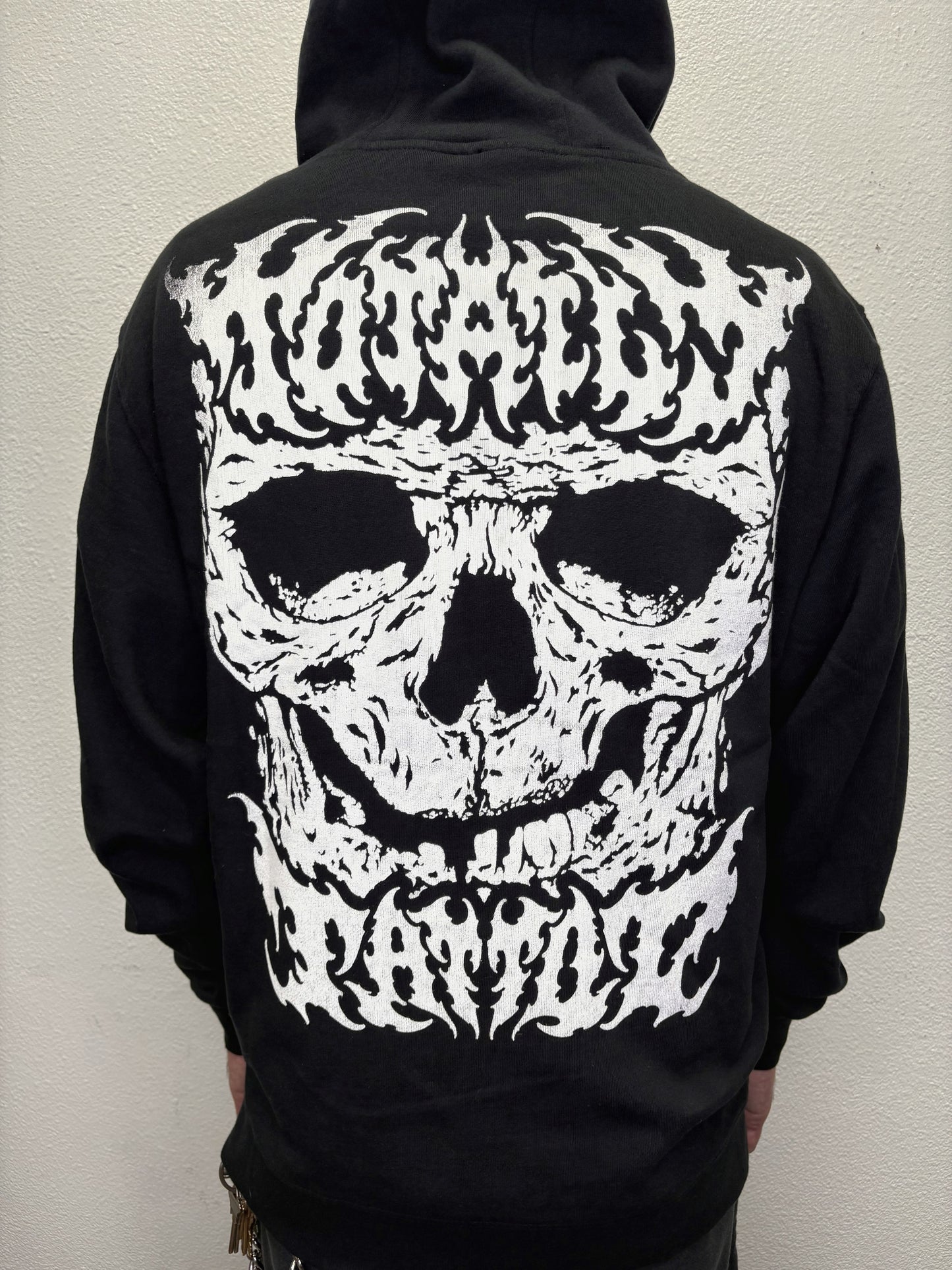 Zip up Totally Tattoo hoodie